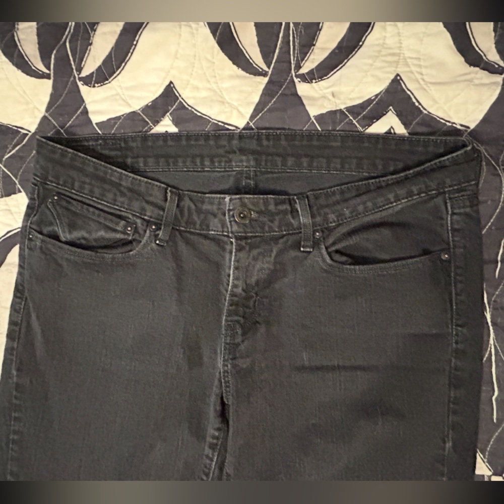 LEVI’S Straight Leg Jeans Black 31 x 32 - Picture 4 of 6